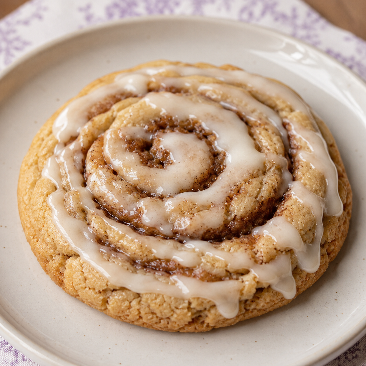 Cinnamon Roll Cookie