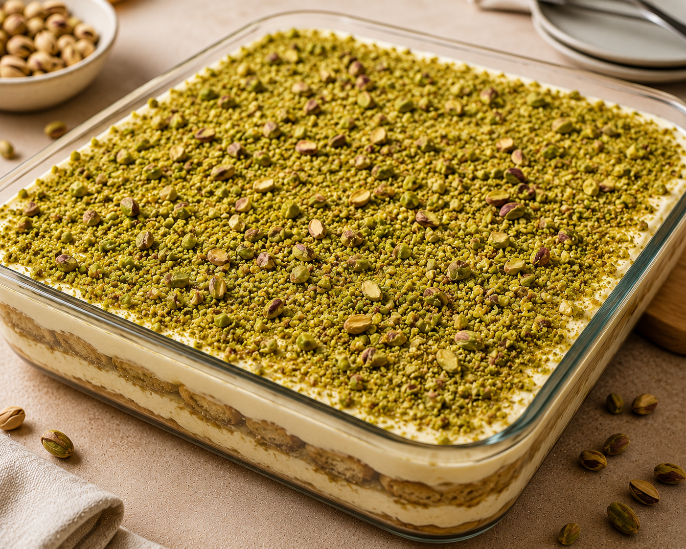 Vanilla Pistachio Tiramisu