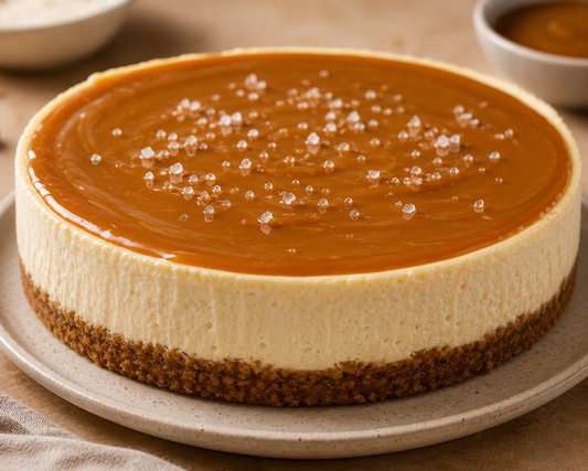 Salted Caramel Biscoff Cheesecake